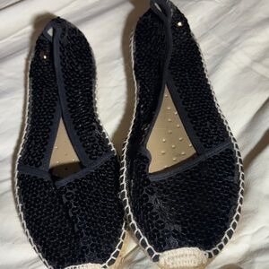Elegant Black Espadrilles